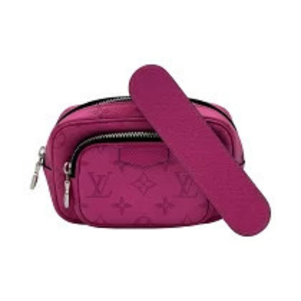 Louis Vuitton Outdoor Pochette Fuschia Pink Taigarama Shoulder Bag
